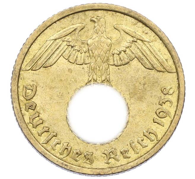 Монета 10 рейхспфеннигов 1938 года А Германия (Артикул: K12-69845) — Фото №1