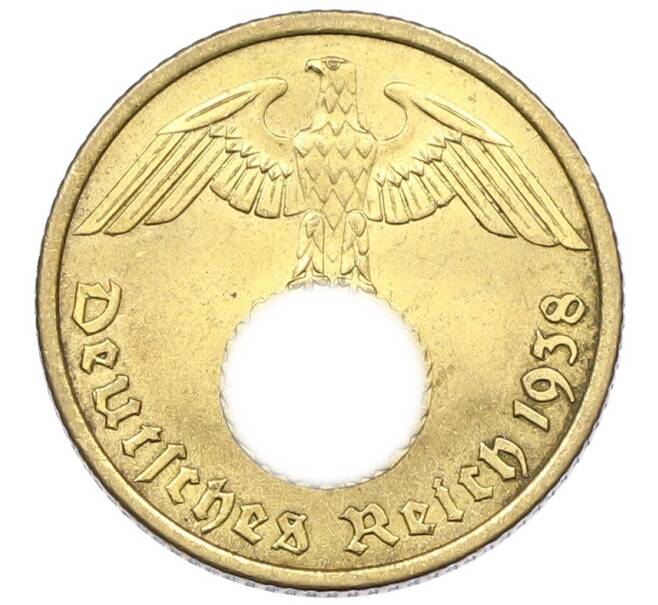 Монета 10 рейхспфеннигов 1938 года А Германия (Артикул: K12-69846) — Фото №1