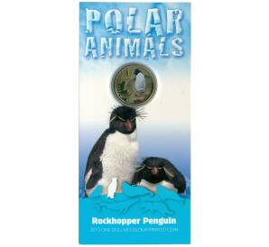 1 доллар 2013 года Австралия «Полярные животные — Северный хохлатый пингвин» — Фото №1