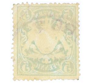 Почтовая марка 5 пфеннигов 1867-1904 года Германия (Бавария)