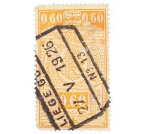 Почтовая марка 0.6 франка 1923 года Бельгия