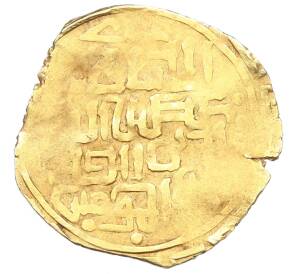 Динар 1227-1242 года (AH 624-639) Великая Монгольская империя (правление Угедея) с именем имама ан-Насир ли-д-дина и эпитетом «хани» — Фото №2