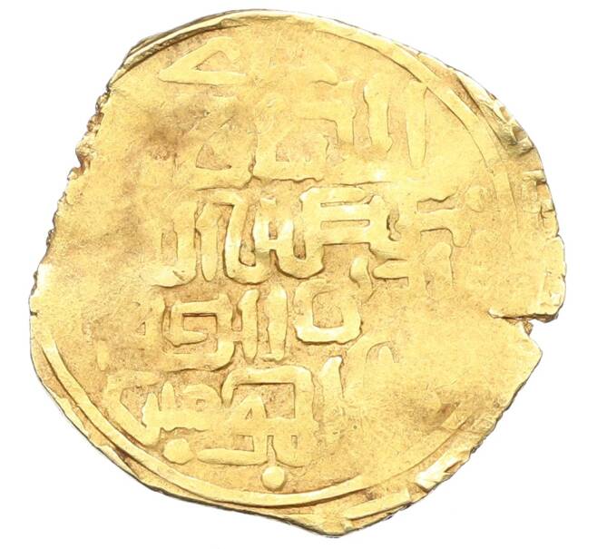 Монета Динар 1227-1242 года (AH 624-639) Великая Монгольская империя (правление Угедея) с именем имама ан-Насир ли-д-дина и эпитетом «хани» (Артикул: K10-0527) — Фото №2