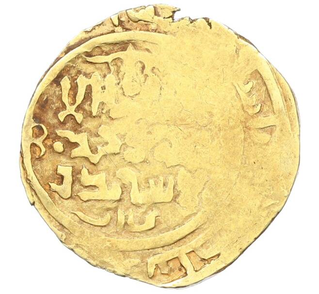 Монета Динар 1227-1232 года (AH 624-629) Великая Монгольская империя (правление Угедея) анонимный с эпитетом «ка'ан» — чекан Бухары (Артикул: K10-0530) — Фото №2