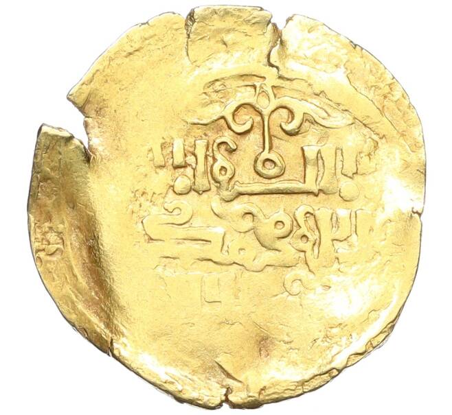 Монета Динар 1227-1242 года (AH 624-639) Великая Монгольская империя (правление Угедея) Урду ал-А'зам (Каракорум) с надписью «ат-тамга йи» (Артикул: K10-0531) — Фото №1