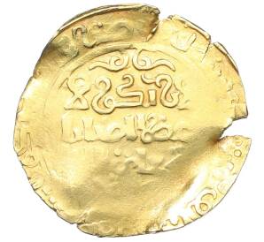 Динар 1227-1242 года (AH 624-639) Великая Монгольская империя (правление Угедея) Урду ал-А'зам (Каракорум) с надписью «ат-тамга йи» — Фото №2