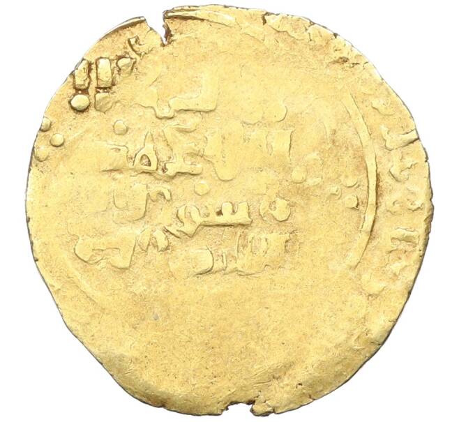 Монета Динар 1227-1242 года (AH 624-639) Великая Монгольская империя (правление Угедея) с именем имама ан-Насир ли-д-дина (Артикул: K10-0532) — Фото №1