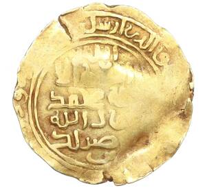 Динар 1215 года (AH 612) Хорезмшахи-Ануштегиниды — Султан ал-а'зам Ала ад-дин Абу-л-Фатх Муххаммад б. Текеш — Фото №1