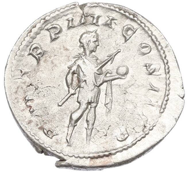 Монета Антониниан 238-244 года Римская Империя — Гордиан III (Артикул: K12-70053) — Фото №2