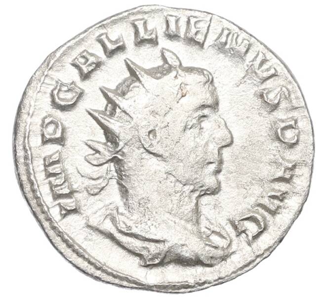 Монета Антониниан 253-268 года Римская Империя — Галлиен (Артикул: K12-70058) — Фото №1