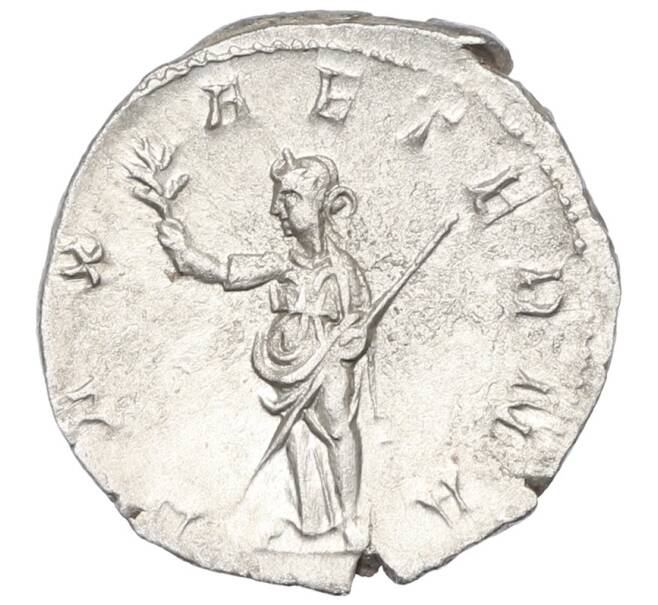 Монета Антониниан 251-253 года Римская Империя — Требониан Галл (Артикул: K12-70061) — Фото №2