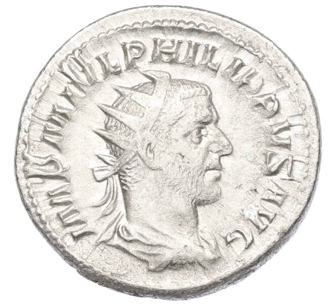 Монета Антониниан 244-249 года Римская Империя — Филипп I Араб (Артикул: K12-70070) — Фото №1