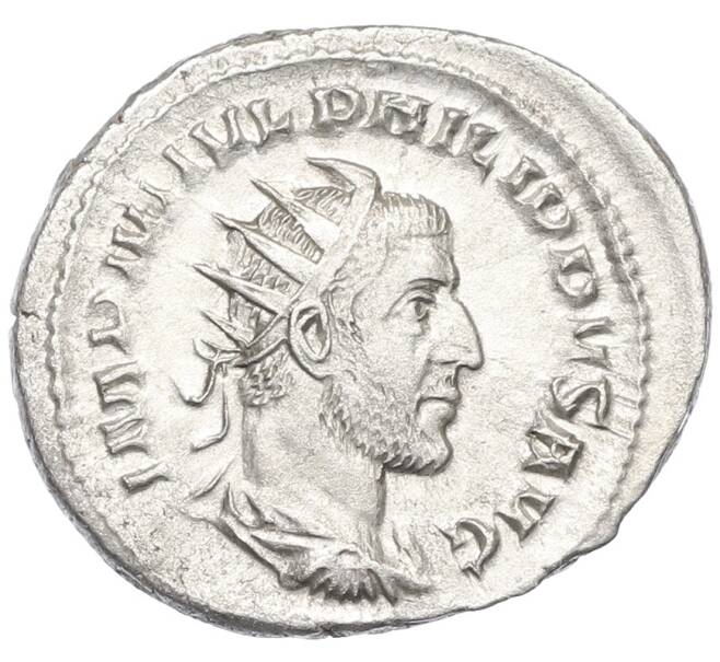 Монета Антониниан 244-249 года Римская Империя — Филипп I Араб (Артикул: K12-70081) — Фото №1