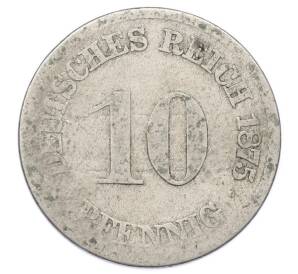10 пфеннигов 1875 года Германия — Фото №1