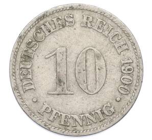 10 пфеннигов 1900 года D Германия — Фото №1