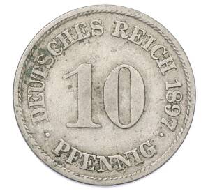 10 пфеннигов 1897 года A Германия — Фото №1