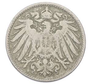 10 пфеннигов 1896 года G Германия — Фото №2