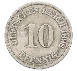 10 пфеннигов 1898 года A Германия — Фото №1