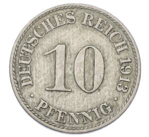 10 пфеннигов 1913 года A Германия — Фото №1