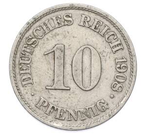 10 пфеннигов 1908 года A Германия — Фото №1