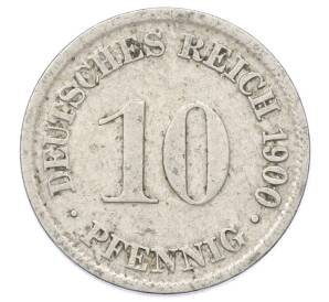 10 пфеннигов 1900 года D Германия — Фото №1