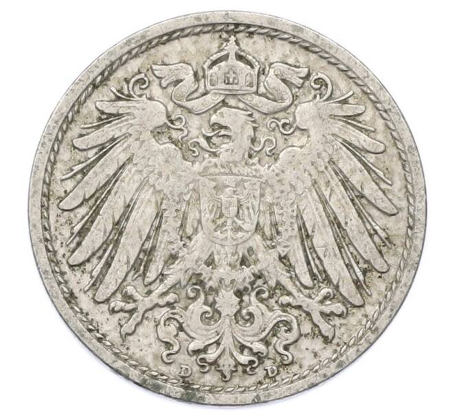 Монета 10 пфеннигов 1900 года D Германия (Артикул: T11-23615) — Фото №2