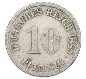 10 пфеннигов 1889 года G Германия — Фото №1
