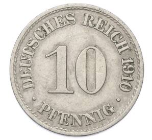 10 пфеннигов 1910 года A Германия — Фото №1