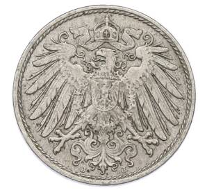 10 пфеннигов 1914 года J Германия — Фото №2