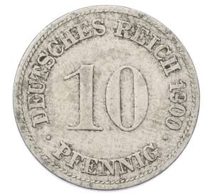 10 пфеннигов 1900 года D Германия — Фото №1