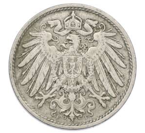 10 пфеннигов 1907 года F Германия — Фото №2