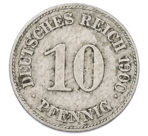 10 пфеннигов 1900 года E Германия — Фото №1