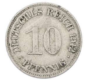 10 пфеннигов 1912 года G Германия — Фото №1