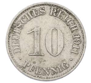 10 пфеннигов 1911 года A Германия — Фото №1