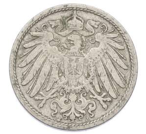 10 пфеннигов 1902 года J Германия — Фото №2