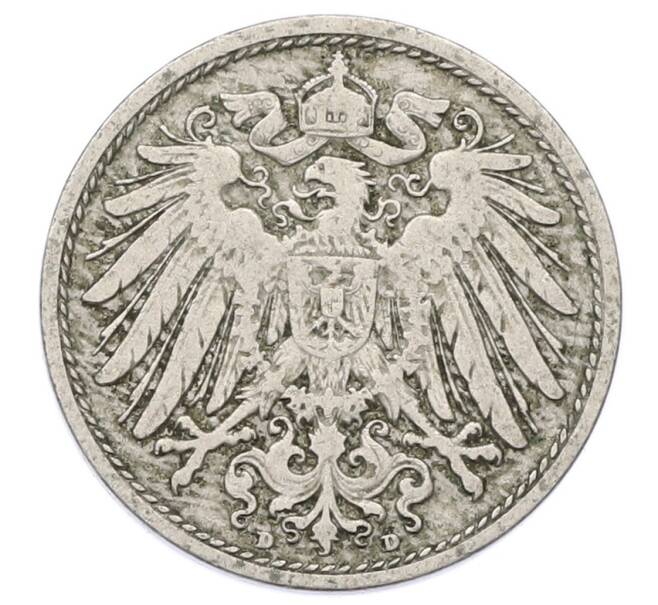Монета 10 пфеннигов 1900 года D Германия (Артикул: T11-23654) — Фото №2