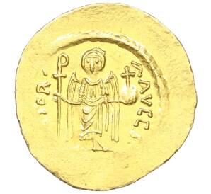 Солид 582-602 года Византийская Империя — Маврикий Тиберий — Фото №2