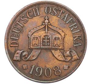 5 геллеров 1908 года Германская Восточная Африка — Фото №2