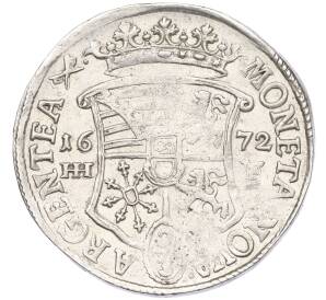2/3 талера 1672 года Магдебург — Фото №2