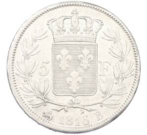 5 франков 1816 года В Франция — Фото №1