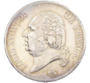 5 франков 1823 года W Франция — Фото №2