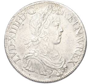 1 экю 1652 года А Франция — Фото №1