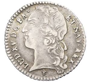 12 денье 1747 года W Франция — Фото №1