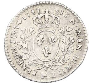 12 денье 1747 года W Франция — Фото №2