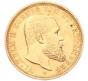 10 марок 1909 года Германия (Вюртемберг) — Фото №1