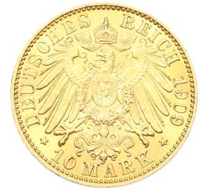 10 марок 1909 года Германия (Пруссия) — Фото №2
