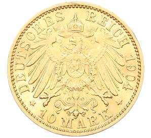 10 марок 1904 года Германия (Пруссия) — Фото №2
