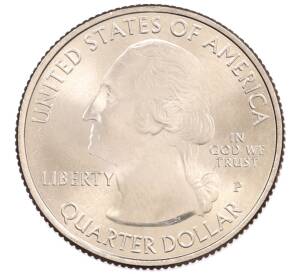 1/4 доллара (25 центов) 2014 года P США «Национальные парки — №25 Национальный парк Эверглейдс»