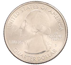 1/4 доллара (25 центов) 2014 года D США «Национальные парки — №24 Национальный парк Грейт-Санд-Дьюнс» — Фото №2