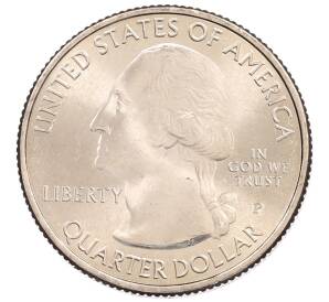1/4 доллара (25 центов) 2015 года P США «Национальные парки — №28 Национальная автомагистраль Блу-Ридж» — Фото №2